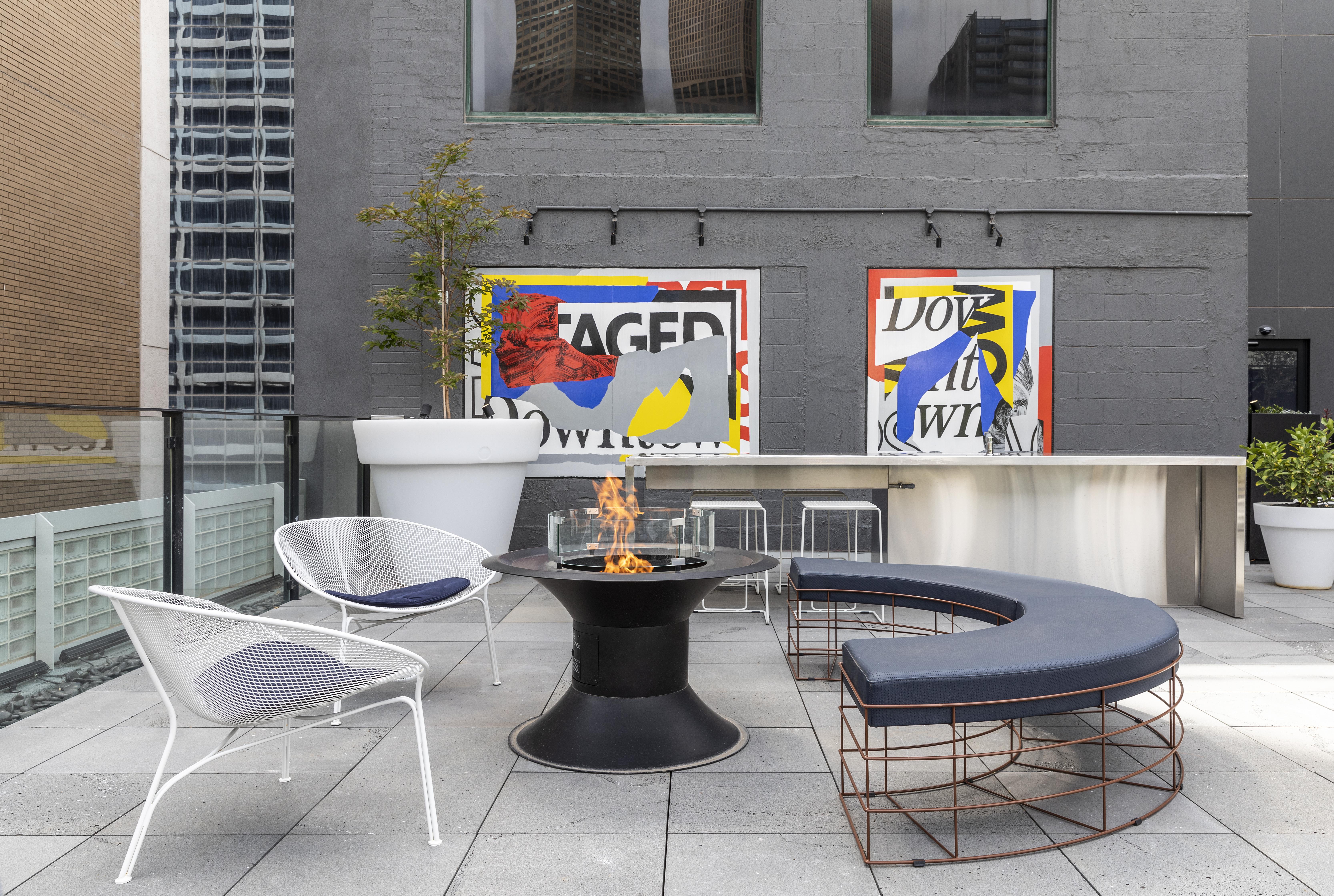 Lancemore Crossley St. Melbourne Luaran gambar The rooftop terrace