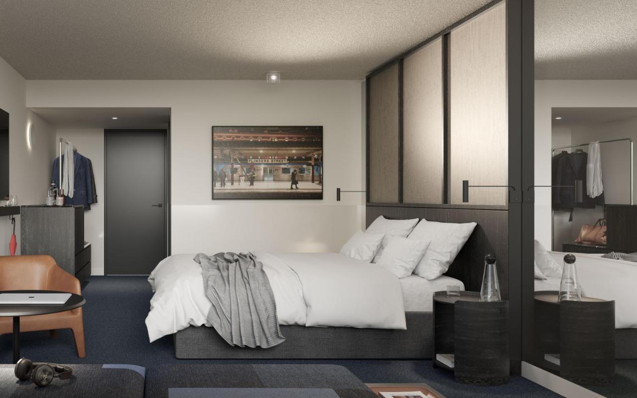 Lancemore Crossley St. Melbourne Luaran gambar A bedroom at the hotel